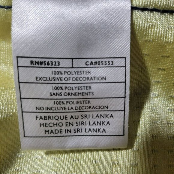 Nike Full Zip Mesh Lined Ladies Size Large 12-14 Hooded Jacket Pale Yellow - Picture 8 of 10